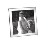 STERLING SILVER "SQ" PHOTOGRAPH FRAME 4" X 4" (WOOD BACK)