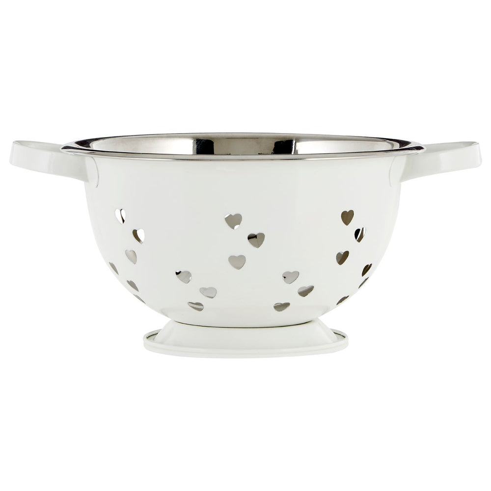 IVORY STAINLESS STEEL COLANDER