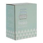 FRESKA GLASS FOOD CONTAINERS SET X 3