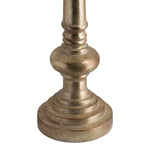 ANTIQUE BRASS EFFECT CANDLE HOLDER