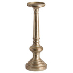ANTIQUE BRASS EFFECT CANDLE HOLDER