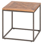 HOXTON SIDE TABLE WITH PARQUET TOP