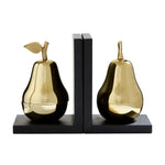 GOLDEN PEAR BOOKENDS PAIR