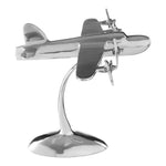 LARGE DECO AIRPLANE ON STAND