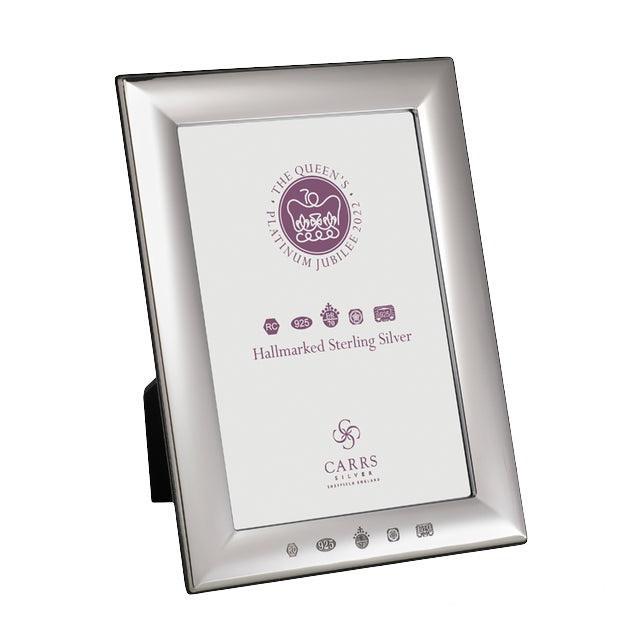 QUEEN'S PLATINUM JUBILEE ENGLISH SILVER PHOTO FRAME 6 X 4 INCHES WITH HALLMARK 2022