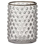 CLEAR GLASS SILVERED VOTIVE