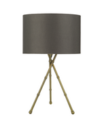 BAMBOO TABLE LAMP ANTIQUE BRASS