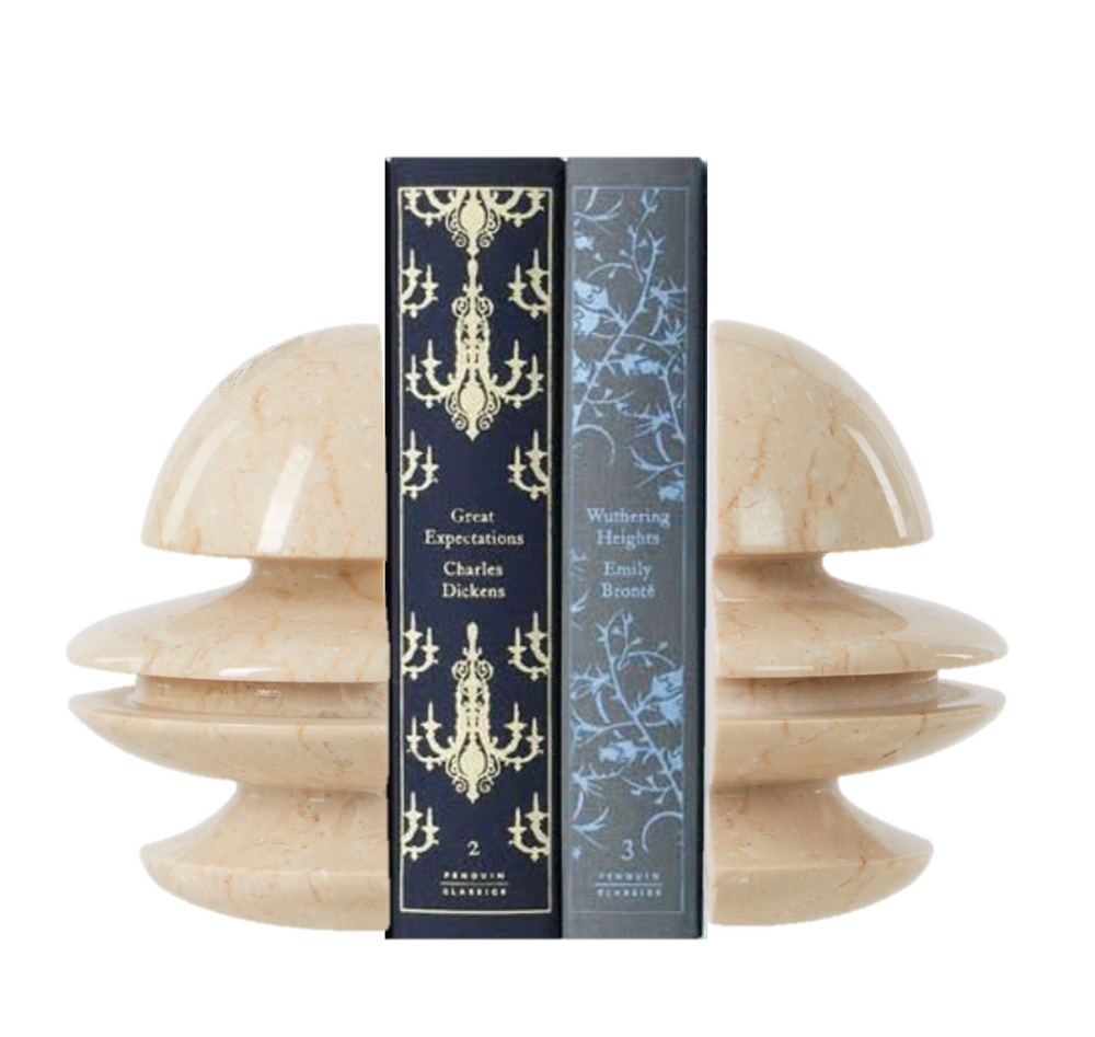 SURA MARBLE BOOKENDS PAIR