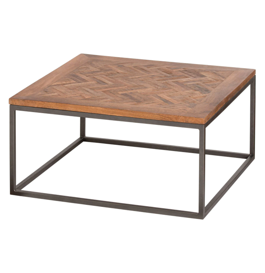 HOXTON COFFEE TABLE WITH PARQUET TOP