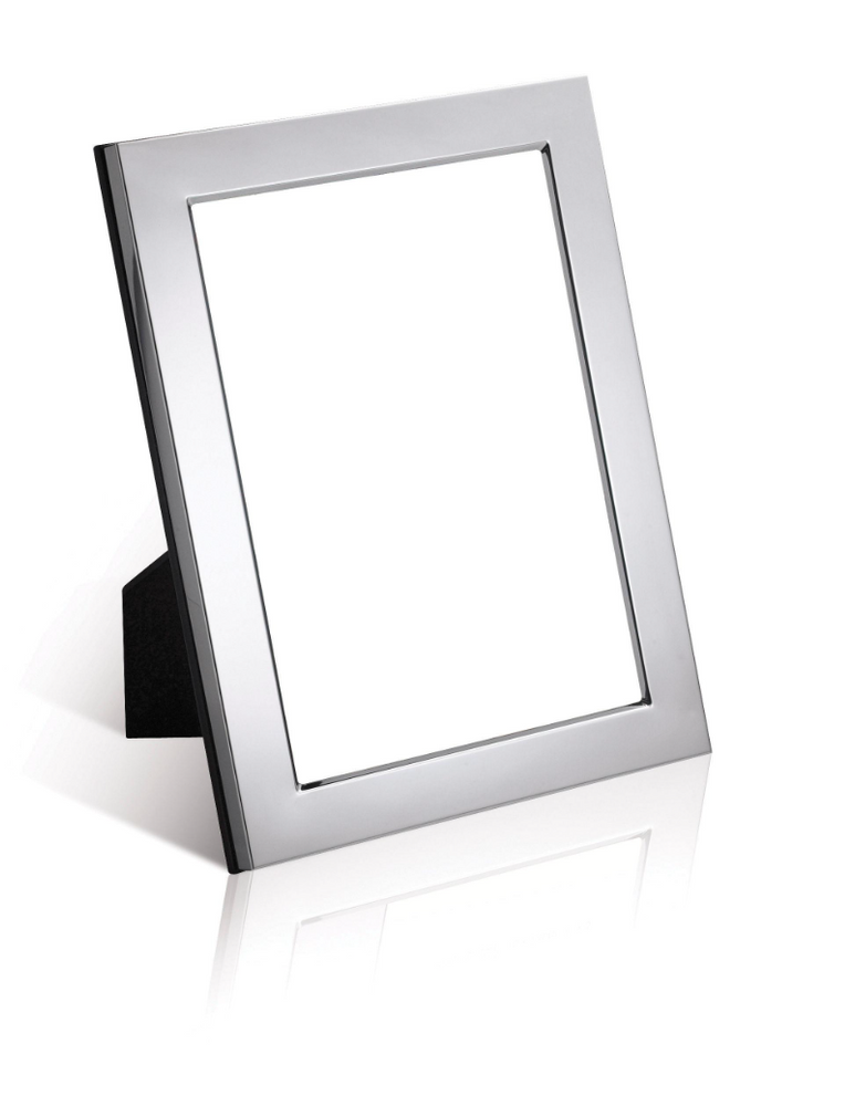 SILVER PLATED MODERN PHOTO FRAME (7 X 5")