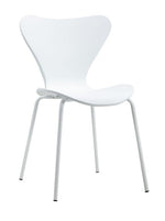 MODERN STACKABLE DINING CHAIR PAIR